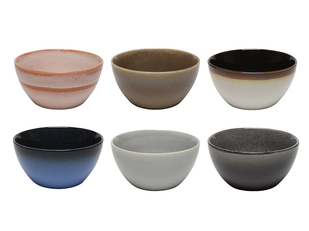 Studio Tavola Geschirrset Earth 24-teilig / 6 Personen - 6 Speiseteller, 6 Frühstücksteller, 6 Schalen und 6 kleine Schalen