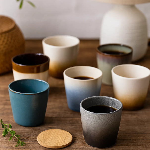 Studio Tavola Kaffeetassen - Senseo Tassen - Storm - 200 ml - 6 Stück