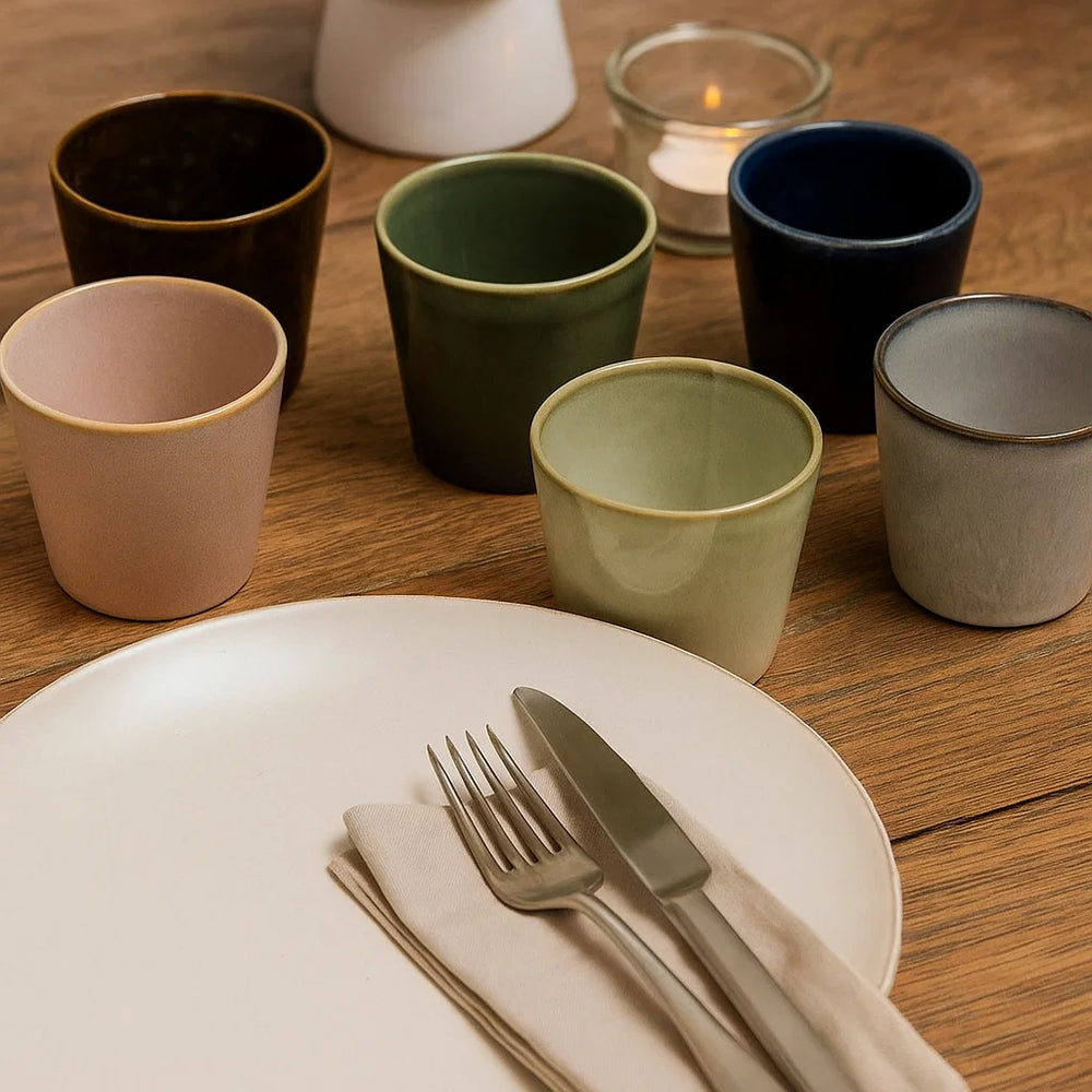 Studio Tavola Kaffeetassen - Senseo Tassen - Wind - 200 ml - 6 Stück