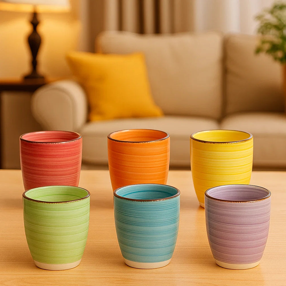 Studio Tavola Kaffeetassen Sunny Summer 160 ml - 6 Stück