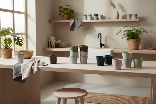 Studio Tavola Kaffeeset – Kaffeetassen & Becher – Wind – 12-teilig