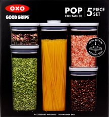 OXO Good Grips Vorratsbehälter Set POP 2.0 5-teilig