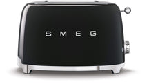 SMEG Toaster – 2 Schlitze – Schwarz – TSF01BLEU