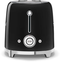 SMEG Toaster – 2 Schlitze – Schwarz – TSF01BLEU