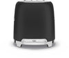 SMEG Toaster – 2 Schlitze – Mattschwarz – TSF01BLMEU