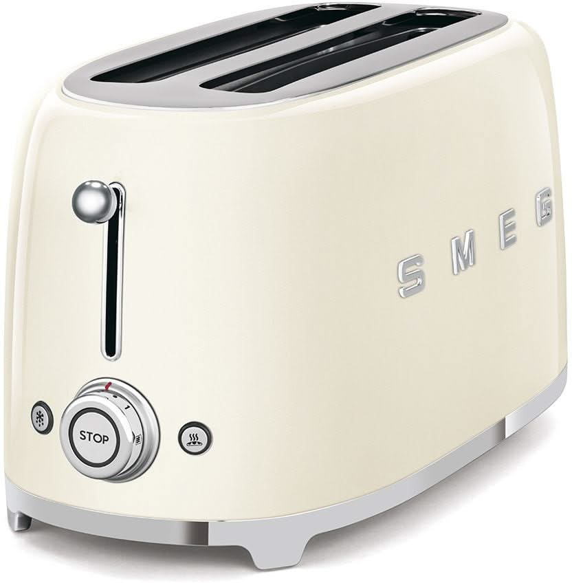 SMEG Toaster XL – 2 lange Schlitze – Creme – TSF02CREU