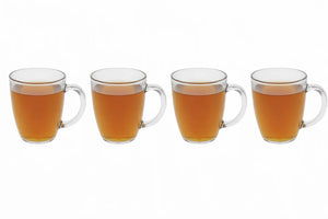 Cookinglife Kunststoff-Teegläser – CampVibe – Outdoor – Unzerbrechlich – 380 ml – 4er-Set