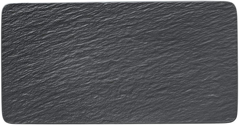 Villeroy & Boch Servierschale Manufacture Rock - Schwarz - 35 x 18 cm