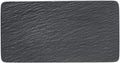Villeroy & Boch Servierschale Manufacture Rock - Schwarz - 35 x 18 cm