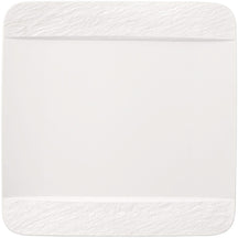 Villeroy & Boch Speiseteller Manufacture Rock - Weiß - 28 x 28 cm