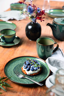 Villeroy & Boch Geschirrset Crafted - Breeze Grau Grün - 6-teilig / 2 Personen