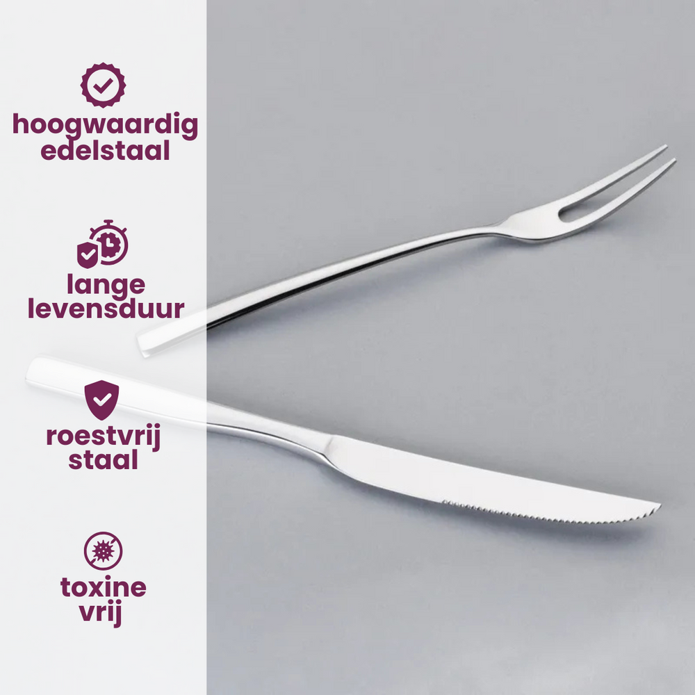 Villeroy & Boch Steakset Piemont - 12-teilig