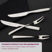 Villeroy & Boch Steakset Piemont - 12-teilig