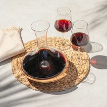 Vacu Vin Dekantierkaraffe Wirbelnde Karaffe - Kristallglas - 1 Liter