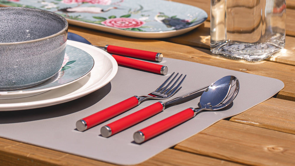 Villeroy & Boch Besteckset Play! - Rote Rosen - 24-teilig