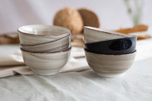 Cookinglife Kleine Schalen Delice Grau ø 12 cm - 6 Stück