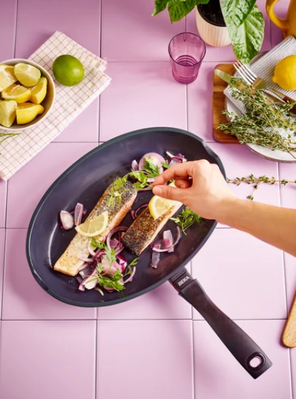 Beka Fischpfanne Energy R mit keramischer Antihaftbeschichtung 34 x 23 cm - geeignet für alle Wärmequellen