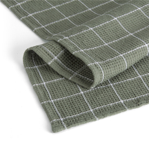 Walra Küchentuch Cubes Olivgrün 50 x 70 cm