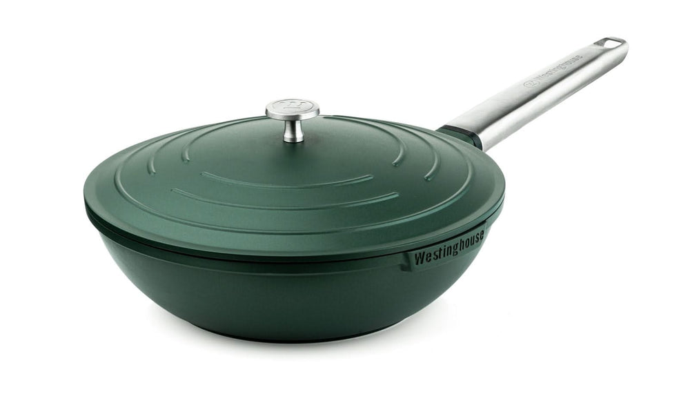 Westinghouse Wokpfanne Performance Gracious Green - ø 28 cm - Standard Antihaftbeschichtung