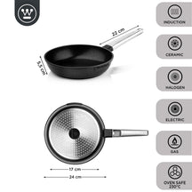 Westinghouse Bratpfanne Performance Blissful Black - ø 24 cm - Standard Antihaftbeschichtung