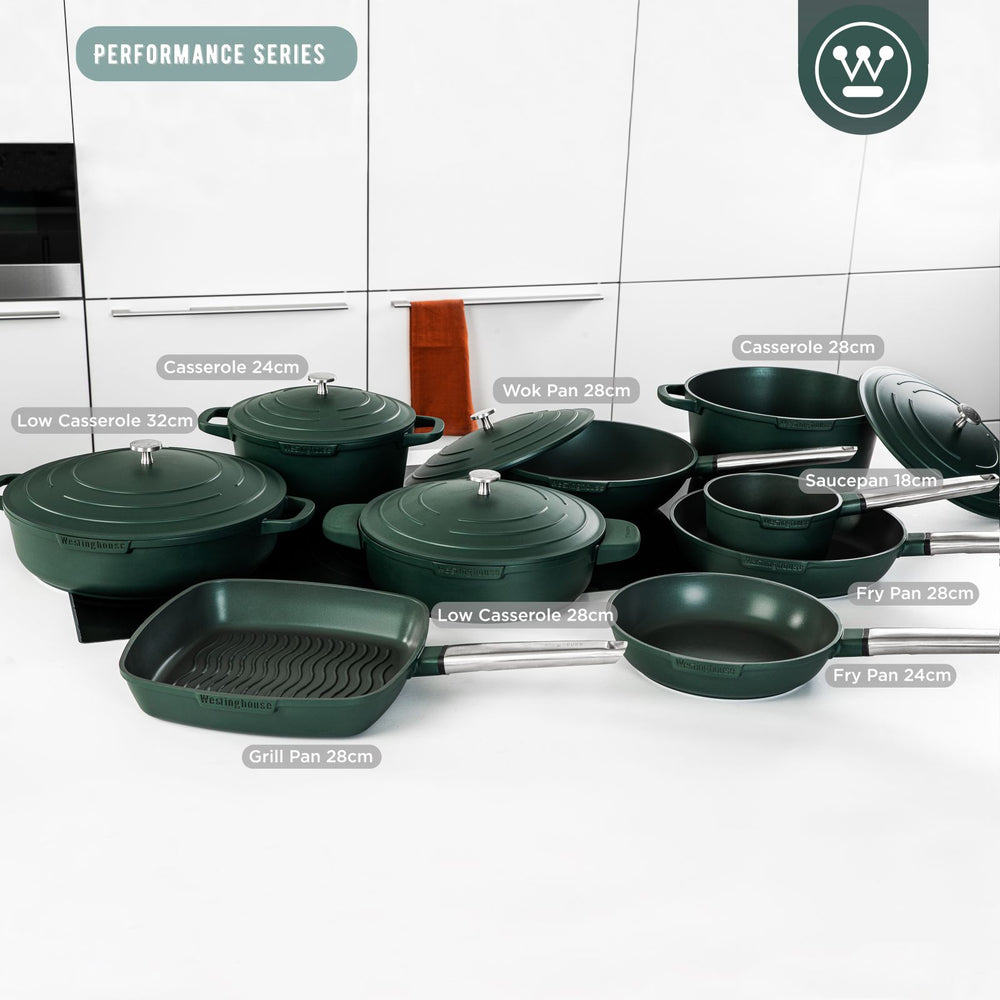 Westinghouse Bratpfanne Performance Gracious Green - ø 24 cm - Standard Antihaftbeschichtung