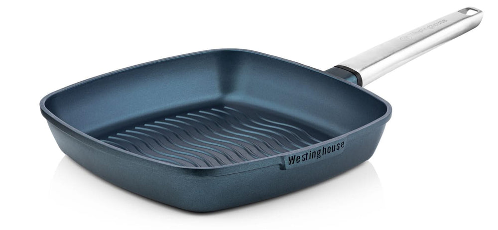 Westinghouse Grillpfanne Performance Bravery Blue - 28 x 28 cm - Standard Antihaftbeschichtung