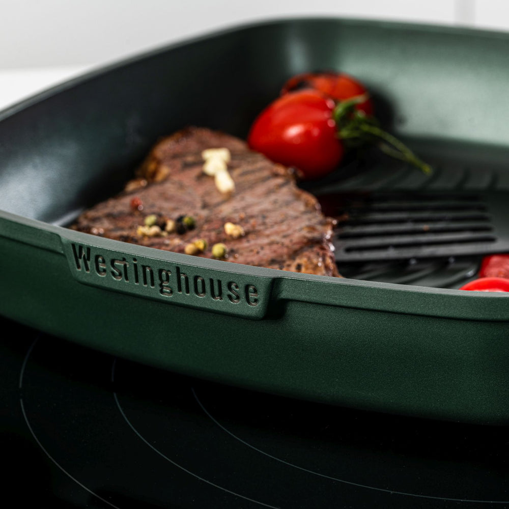 Westinghouse Grillpfanne Performance Gracious Green - 28 x 28 cm - Standard Antihaftbeschichtung