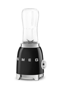 SMEG Smoothie Blender – kompakt – Schwarz – 600 ml – PBF01BLEU