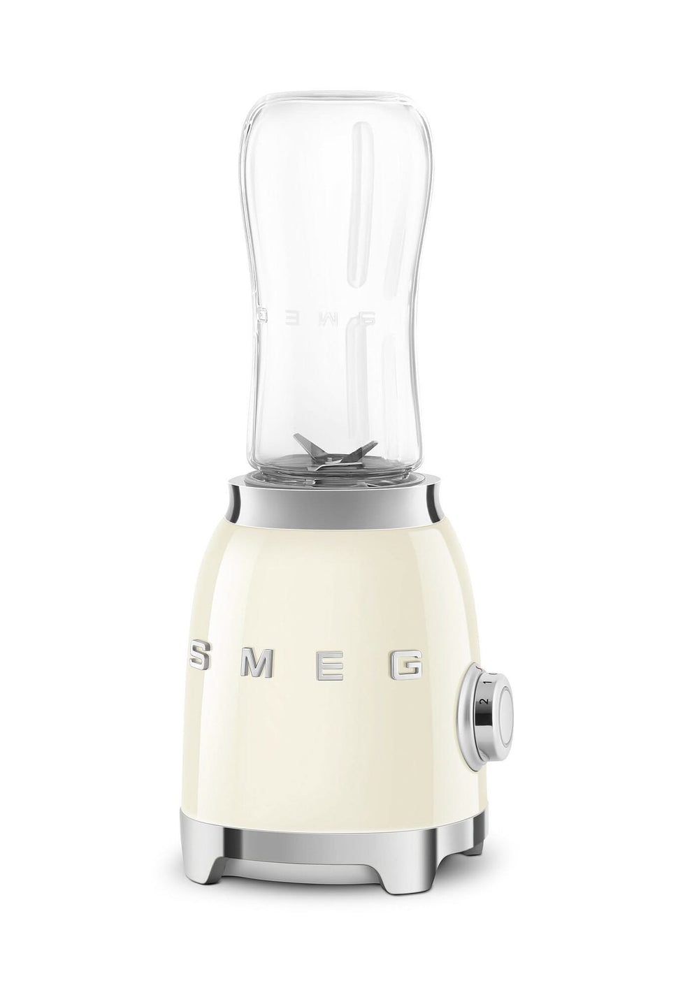 SMEG Smoothie Blender – kompakt – Creme – 600 ml – PBF01CREU