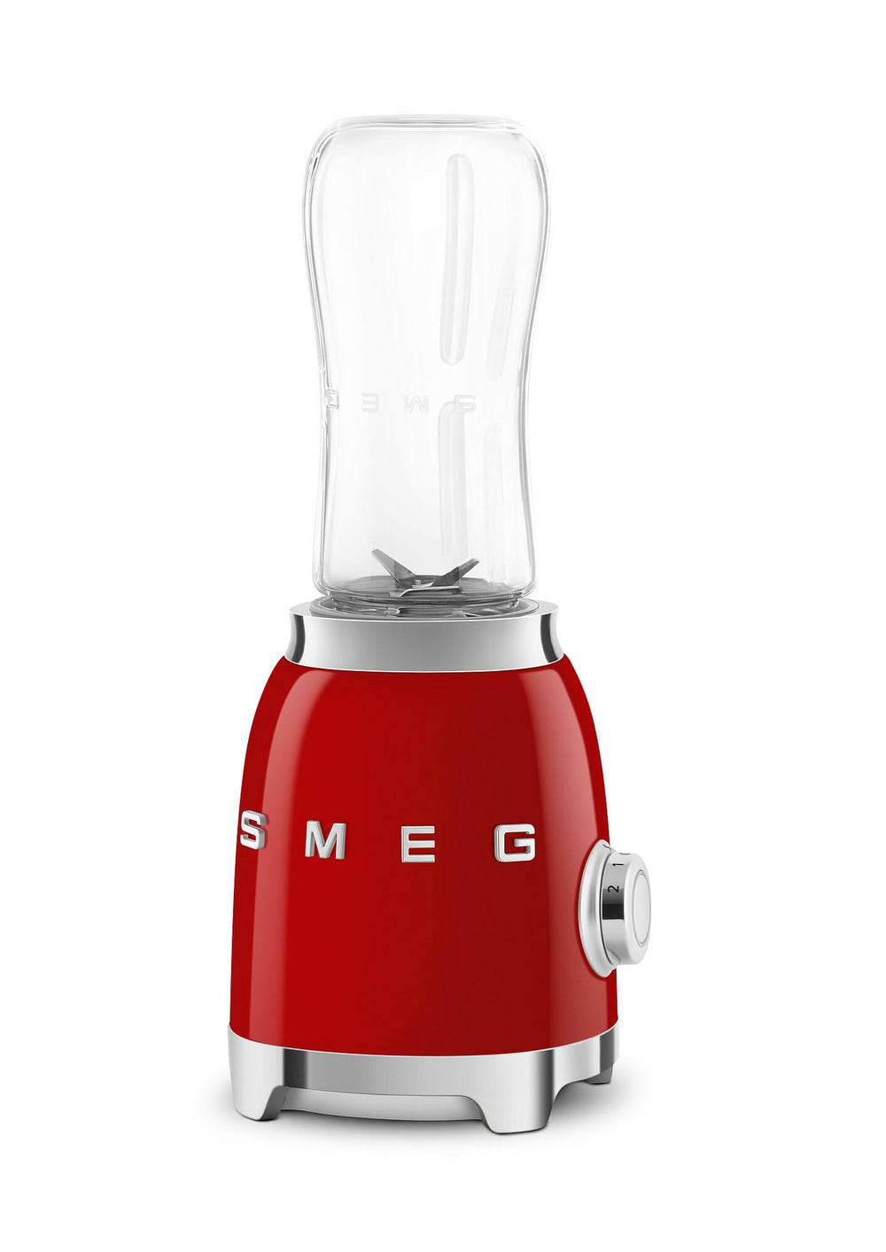 SMEG Smoothie Blender – kompakt – Rot – 600 ml – PBF01RDEU