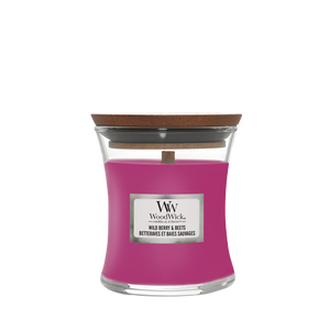 WoodWick Duftkerze Mini Wild Berry & Beets - 8 cm / ø 7 cm