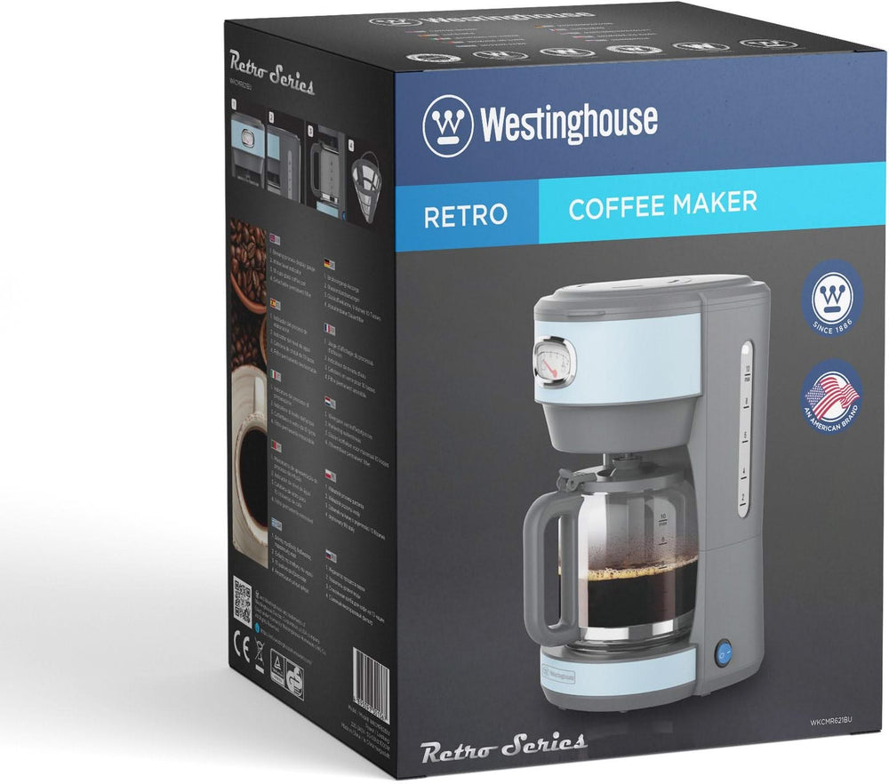 Westinghouse Filterkaffeemaschine Retro Collections - 1000 W - blau - WKCMR621BU