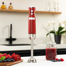 Westinghouse Stabmixer Retro Kollektionen - 600 W - Cranberry Rot - WKHBS270RD