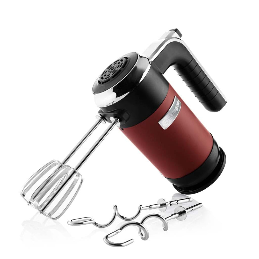 Westinghouse Handmixer Retro Kollektionen - 6 Stufen - Cranberry Rot - WKHM250RD