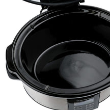 Westinghouse Slowcooker - herausnehmbarer Keramiktopf - Edelstahl - 6 Liter - WKSC65