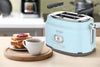 Westinghouse Toaster Retro-Kollektionen - 2 Schlitze - blau - WKTTB857BU