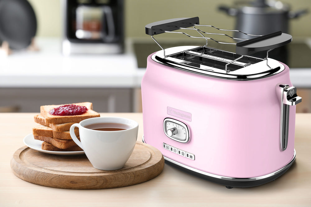 Westinghouse Toaster Retro-Kollektionen - 2 Schlitze - rosa - WKTTB857PK