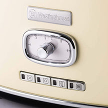 Westinghouse Toaster Retro Collections - 2 Schlitze - Vanille Weiß - WKTTB857WH