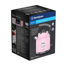 Westinghouse Wasserkocher Retro-Kollektionen - 2200 W - rosa - 1,7 Liter - WKWKH148PK