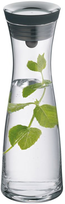 WMF Basic Wasserkaraf - Tropffrei - Inkl. Fruchtfilter - Schwarz / Silber - 1,5 Liter