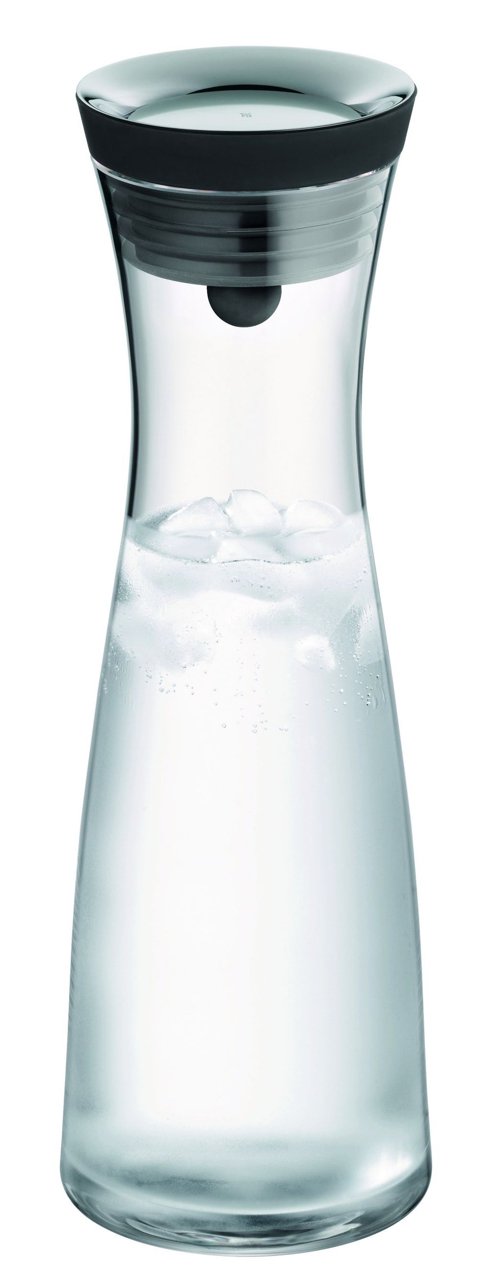 WMF Basic Wasserkaraf - Tropffrei - Inkl. Fruchtfilter - Schwarz / Silber - 1,5 Liter