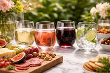 Cookinglife Kunststoff-Wassergläser – CampVibe – Outdoor – Unzerbrechlich – 400 ml – 4er-Set