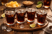 Cookinglife Kunststoff-Wassergläser, stapelbar – CampVibe – Outdoor – Unzerbrechlich – 275 ml – 4er-Set