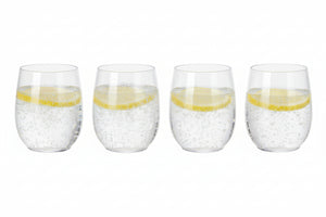 Cookinglife Kunststoff-Wassergläser – CampVibe – Outdoor – Unzerbrechlich – 400 ml – 4er-Set