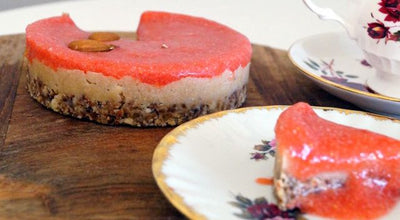 Aardbei cheesecake