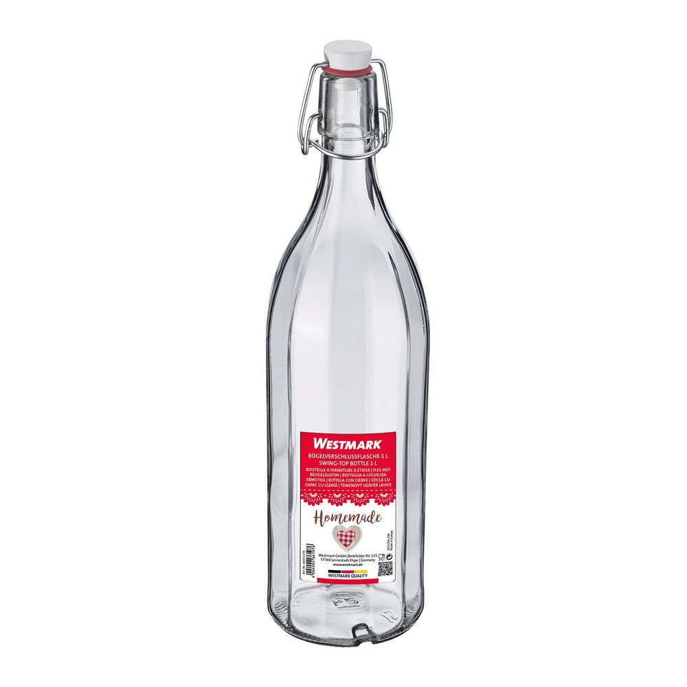 Westmark Bügelflasche / Weckglas Rund 1 Liter