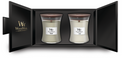 WoodWick Geschenkset Duftkerze Medium Fireside & Linen - 2 Stück