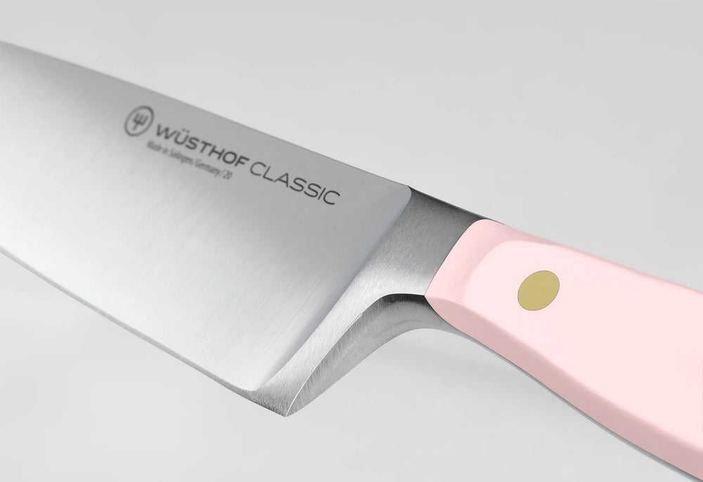 Wusthof Messerset Kochmesser + Santokumes Classic Color - Pinkes Himalaya-Salz 2-teilig