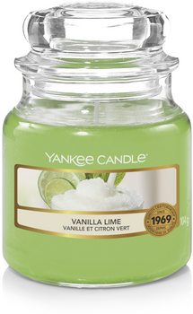 Yankee Candle Duftkerze Small Vanilla Lime - 9 cm / ø 6 cm