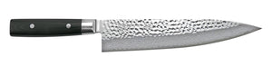 Yaxell Zen Kochmesser 24 cm – 37-lagiger Damaststahl – Griff aus Canvas-Micarta
